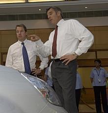 Bill Ford Tours Ford India Facility.